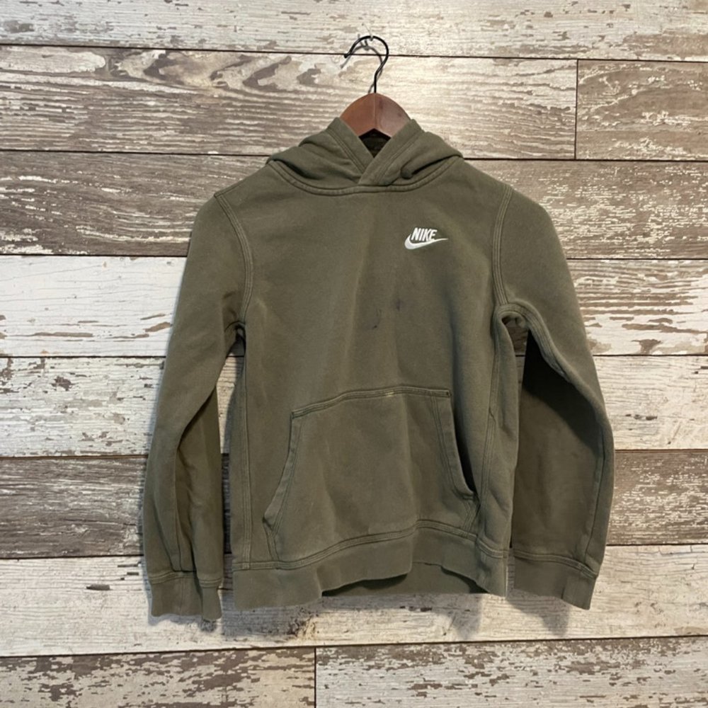 NIKE Tech Army Green Hoodie Athletic